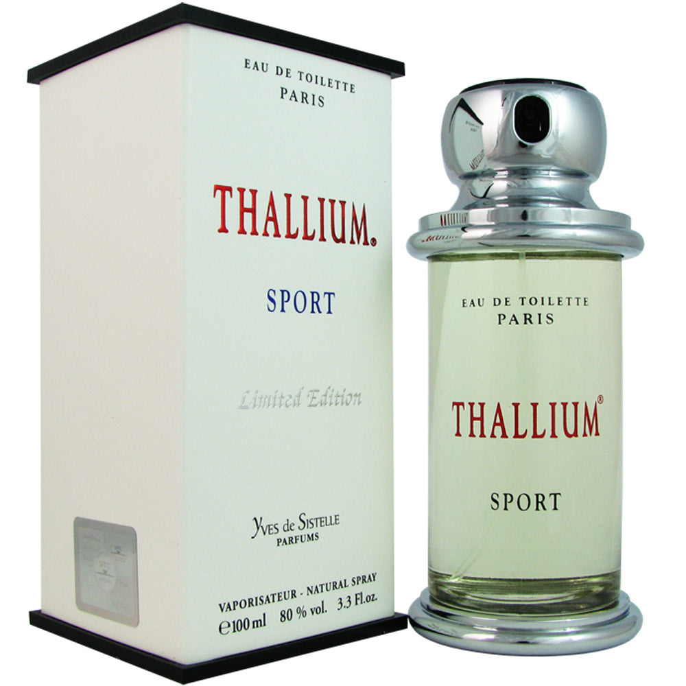 Thallium Sport LTD Men by Yves De Sistelle 3.4oz Eau de Toilette Spray