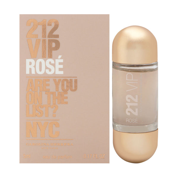 212 VIP Rose For Women by Carolina Herrera 0.17 oz Eau de Parfum Miniature Collectible