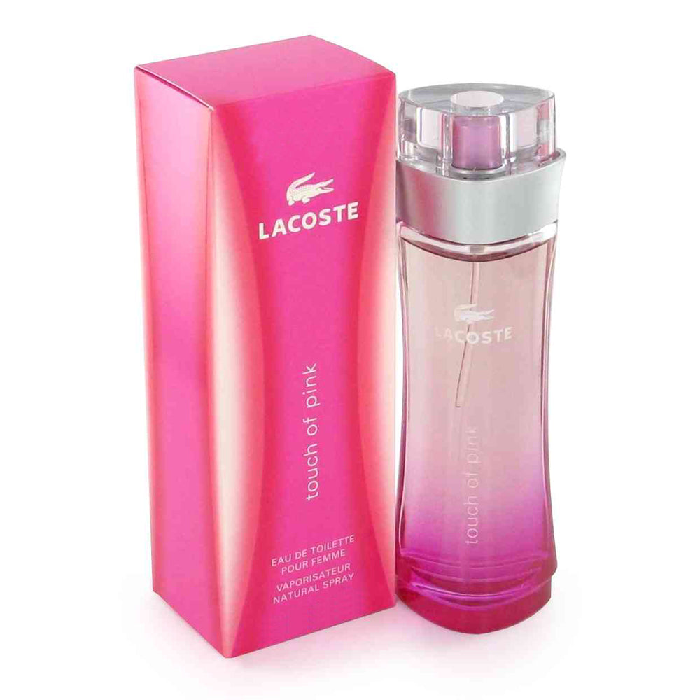 Touch of Pink for Women by Lacoste 1.6 oz Eau de Toilette Natural Spray