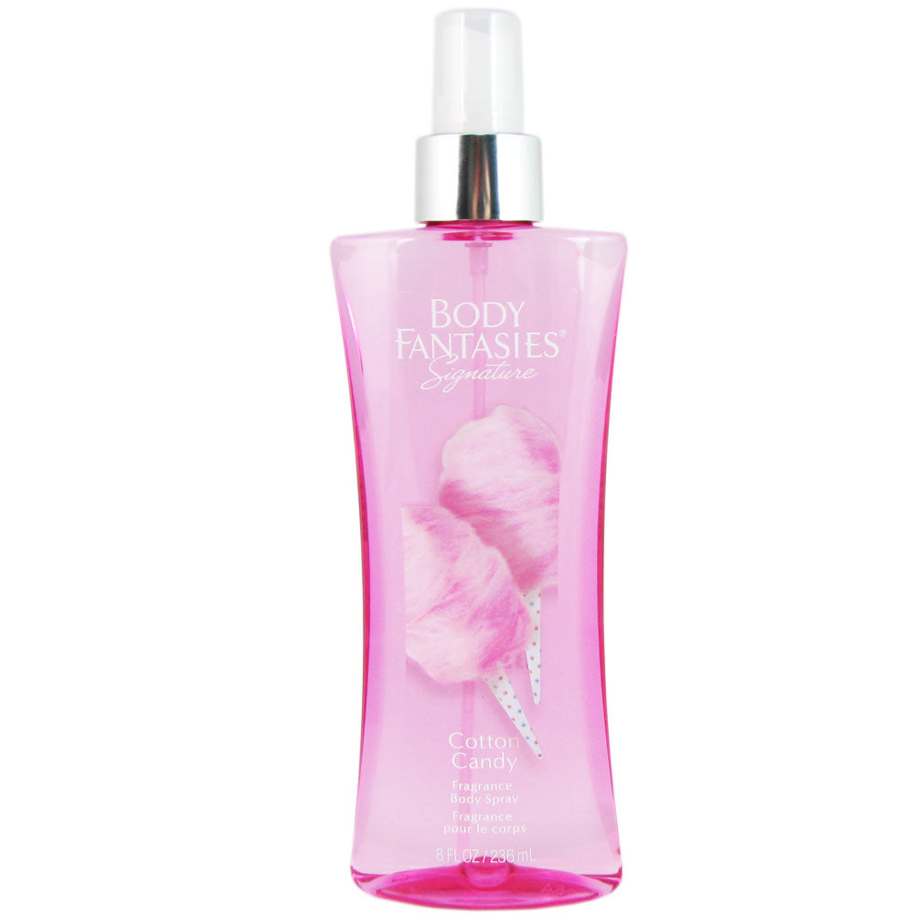 Body Fantasies Signature Cotton Candy for Women By Parfums de Coeur 8 oz Body Spray