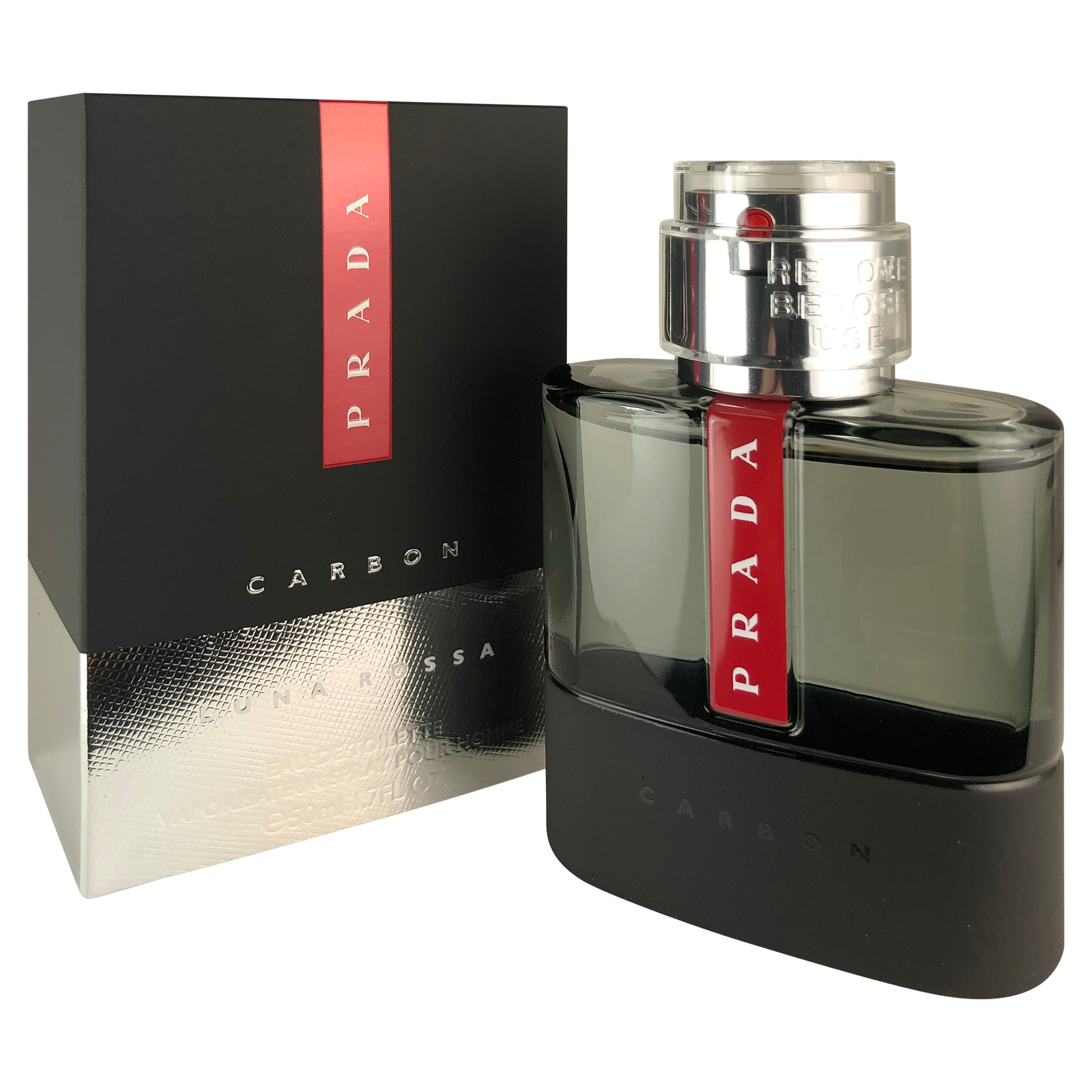 prada luna rossa carbon for men eau de toilette spray