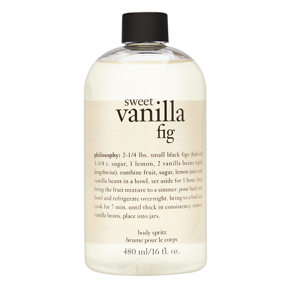 Philosophy Sweet Vanilla Fig 16.0 oz Body Spritz (No Pump)