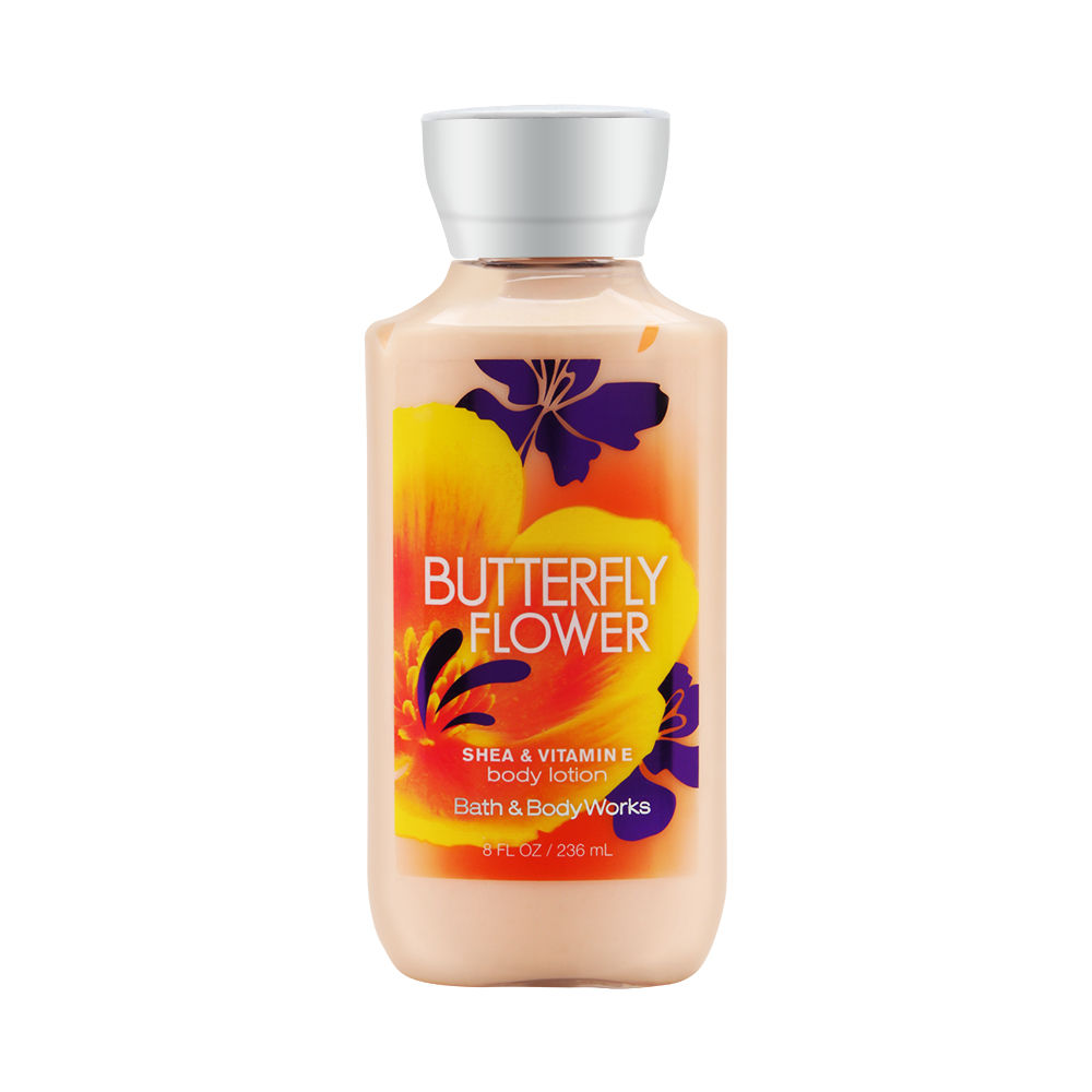 Bath & Body Works Butterfly Flower 8.0 oz Shea & Vitamin E Body Lotion