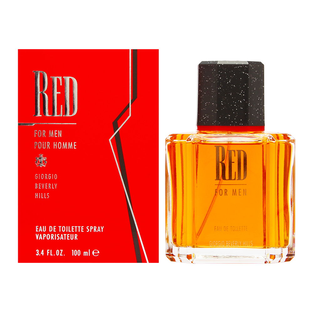 Red for Men by Giorgio Beverly Hills 3.4 oz Eau de Toilette Spray
