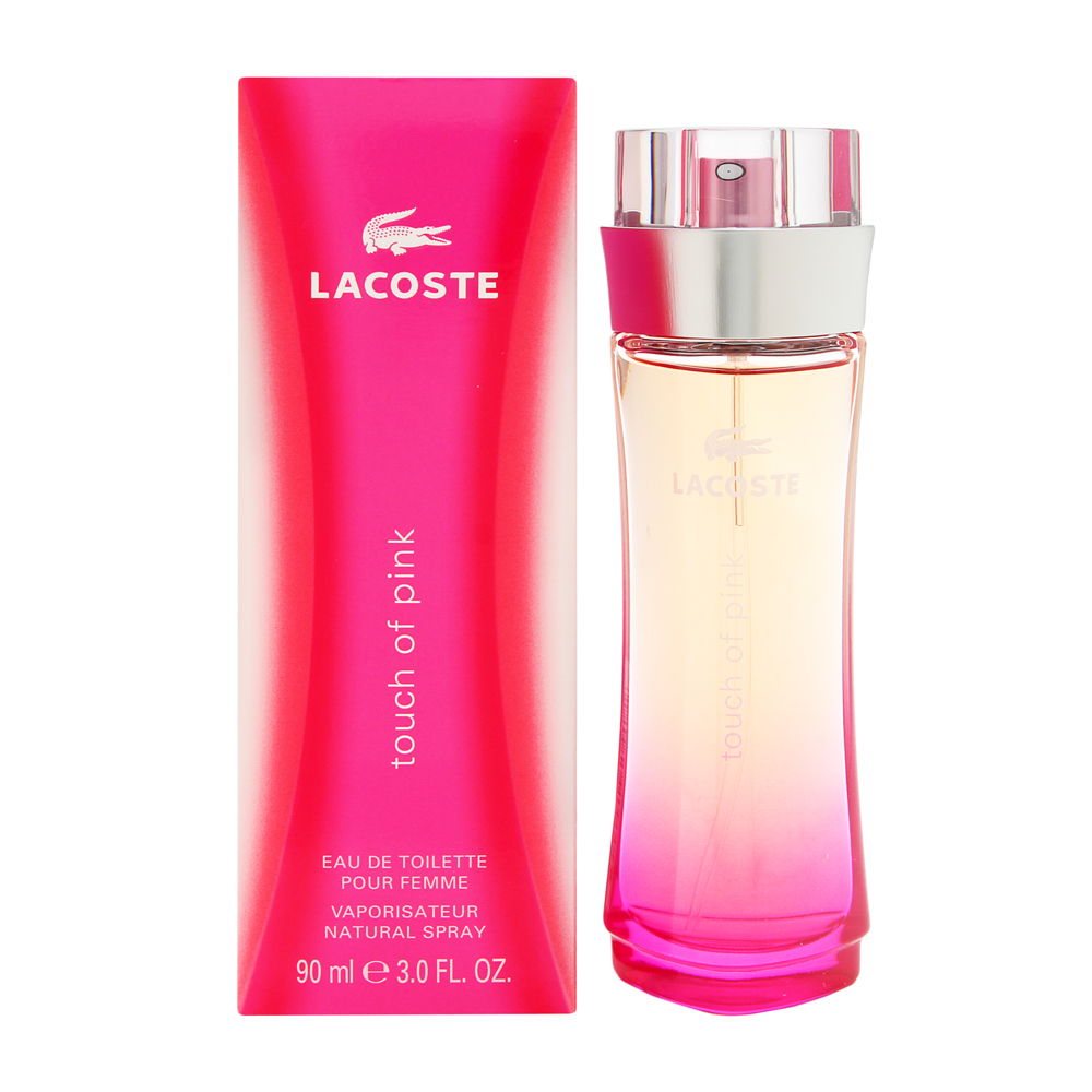 Lacoste Touch of Pink by Lacoste for Women 3.0 oz Eau de Toilette Spray
