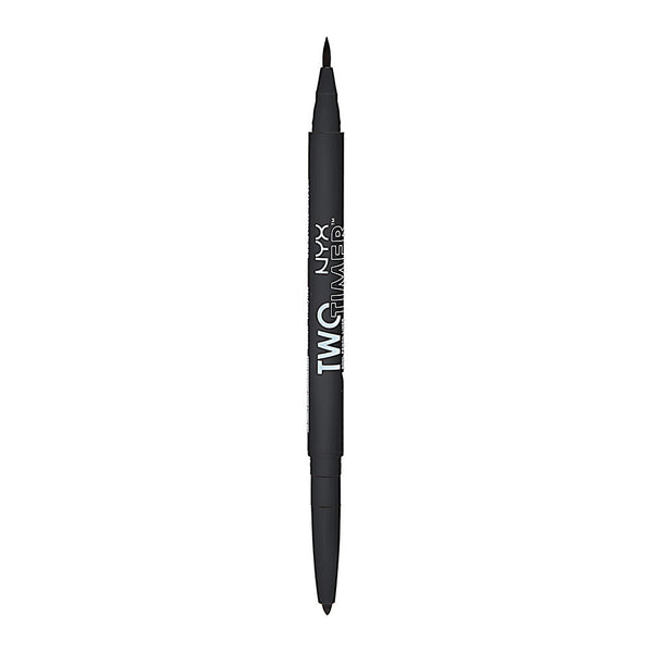 NYX Cosmetics Two-Timer Dual Ended Eyeliner Black