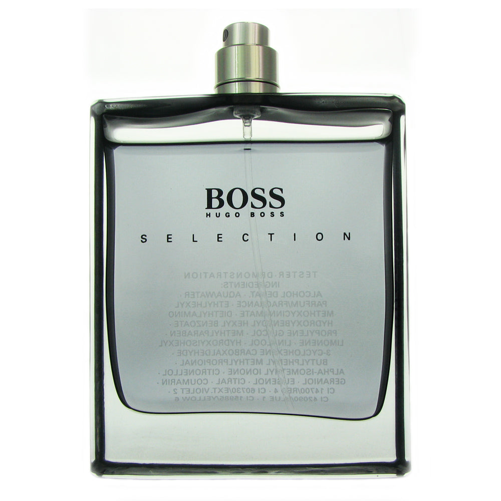 Boss Selection Men for Men By Hugo Boss 3.0 oz Eau De Toilette Spray Tester