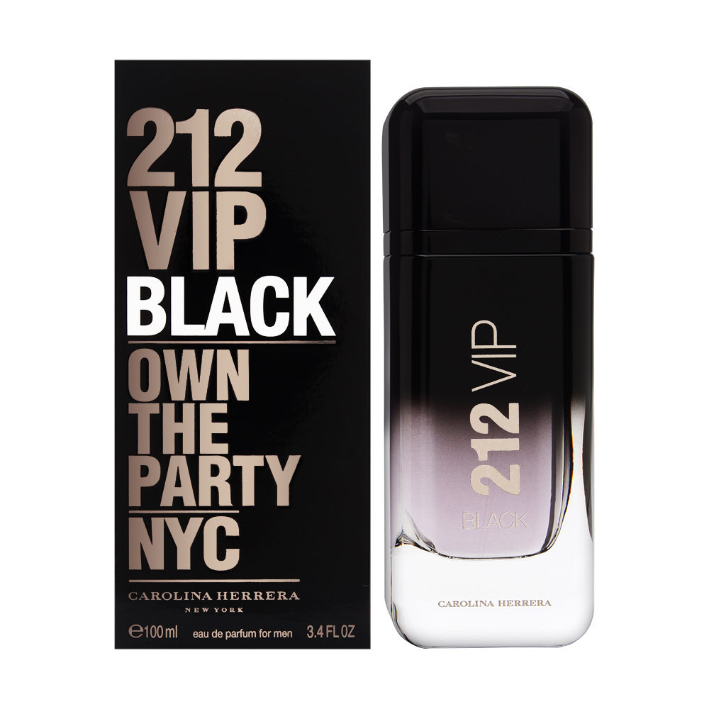 212 VIP Black by Carolina Herrera for Men 3.4 oz Eau de Parfum Spray