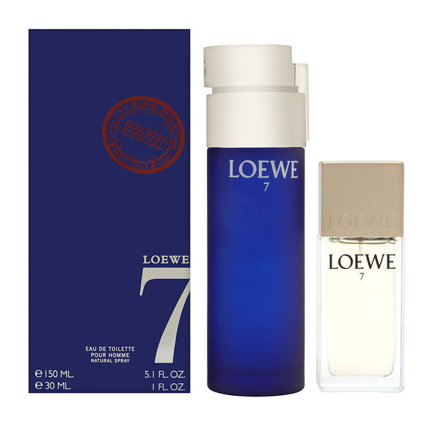 Loewe 7 by Loewe for Men 2 Piece Set: 5.1 oz Eau de Toilette Spray + 1.0 oz Eau de Toilette Spray