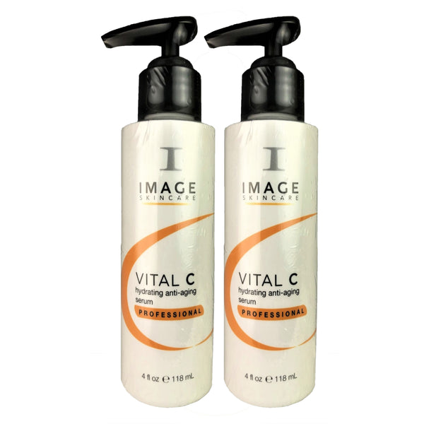 Image Vital C Hydrating Face Anti-Aging Serum Professional 4 oz Duo Pack