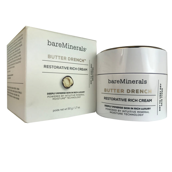 BareMinerals Butter Drench Restorative Rich Face Cream 1.7 oz