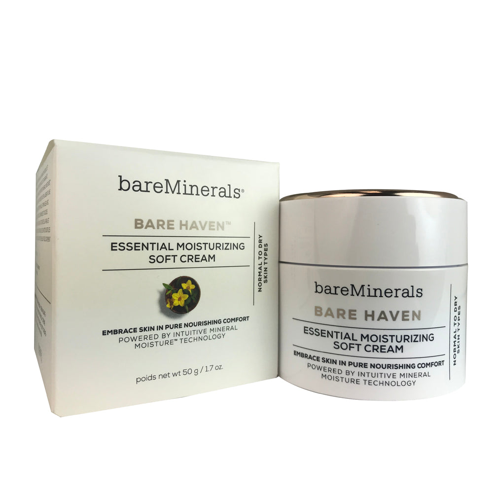 BareMinerals Bare Haven Essential Moisturizing Soft Face Cream 1.7 oz
