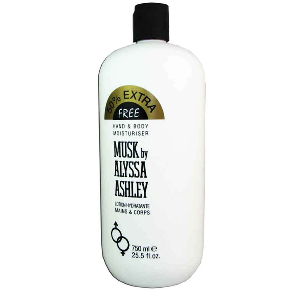 Musk by Alyssa Ashley 25.5 oz 750 ml Hand & Body Lotion