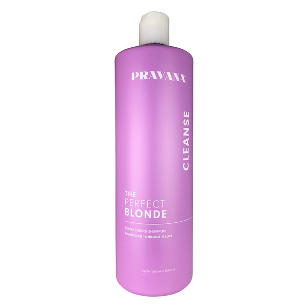 Pravana The Perfect Blonde Purple Toning Hair Shampoo 33.8 oz 100% Vegan Gluten Free