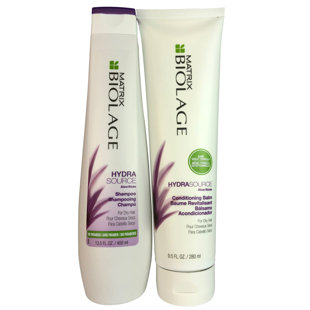 Matrix Biolage Hydrasource Shampoo & Conditioner Balm Set for Dry Hair