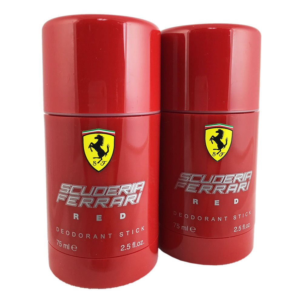Ferrari Red for Men 2.5 oz Deodorant Stick (Two)