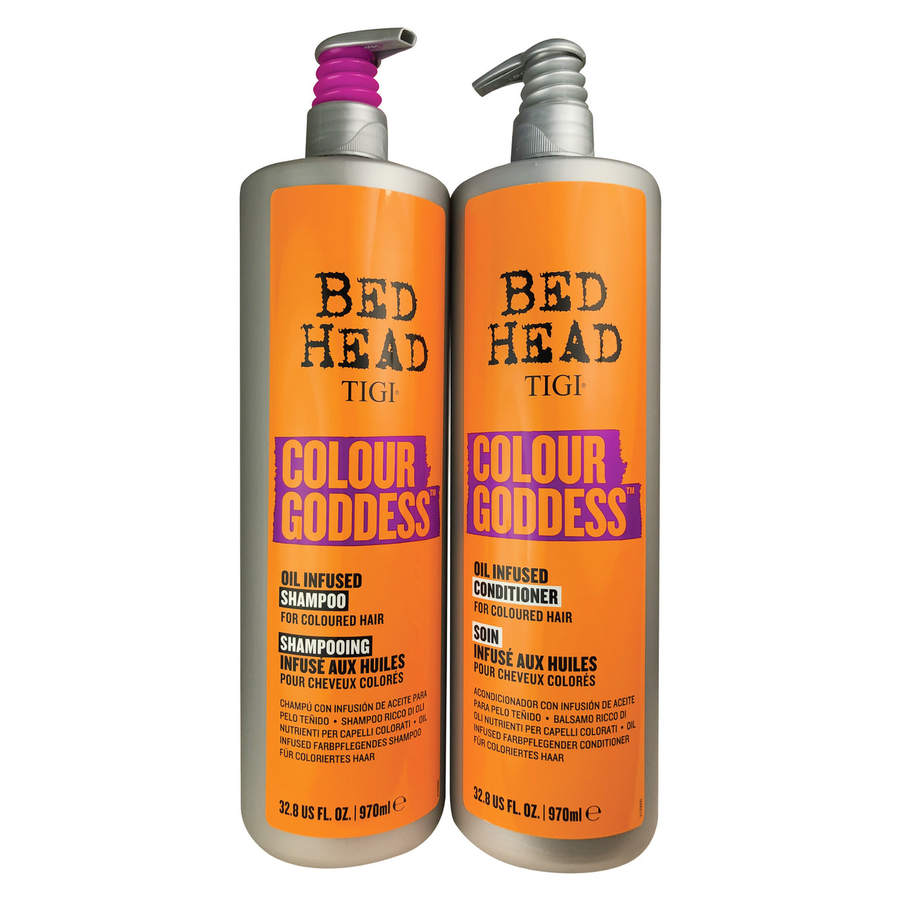 TIGI Bed Head Colour Goddess Shampoo And Conditioner Duo 32.8 oz For Vibrant Colour