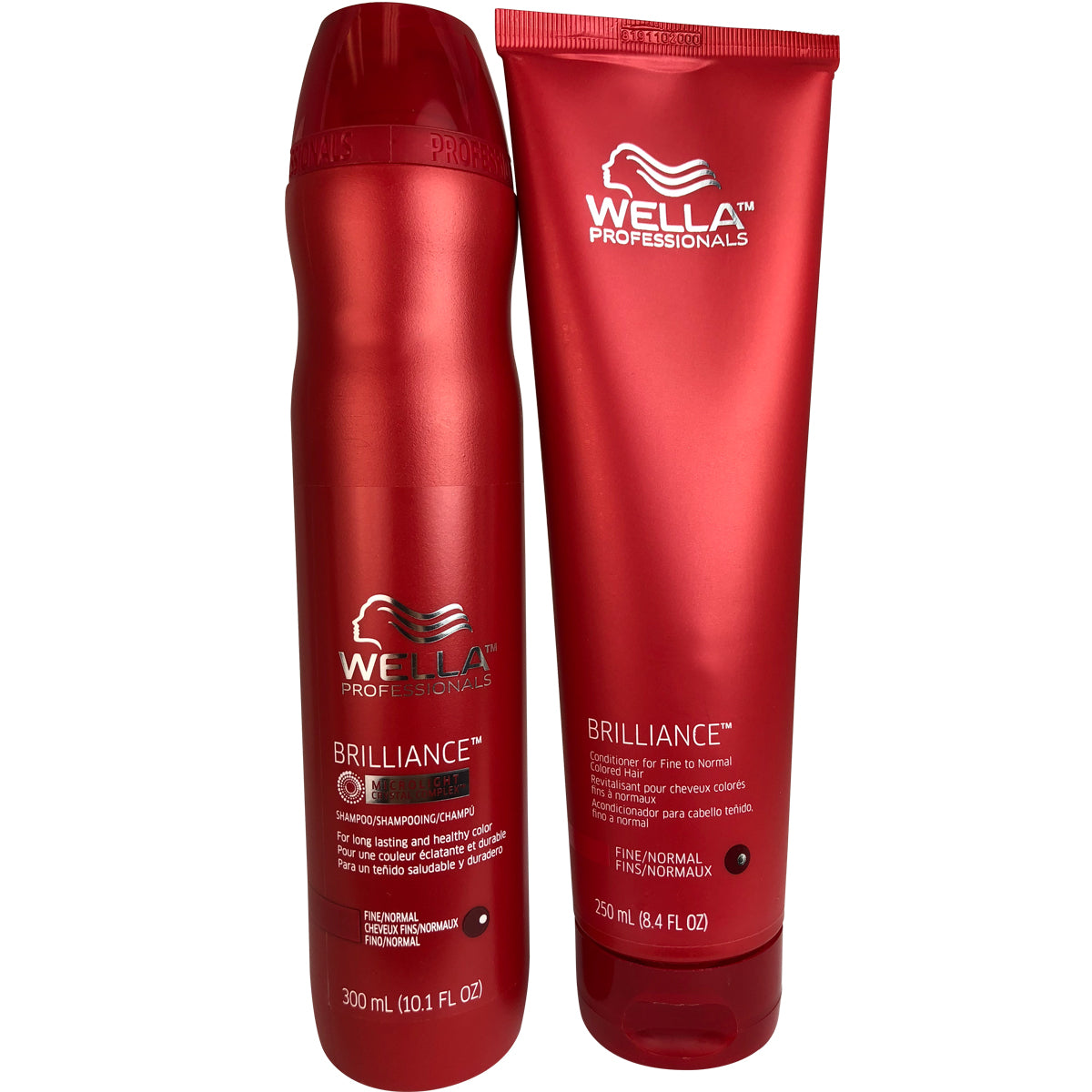 WELLA Invigo Brilliance Color Protection DUO Shampoo 10.1 oz and Vibrant Color Conditioner 8.4 oz for Normal Hair