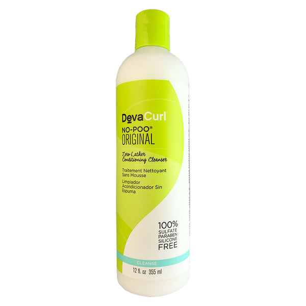 Devacurl No-Poo Original Hair Conditioning Cleanser 12 oz