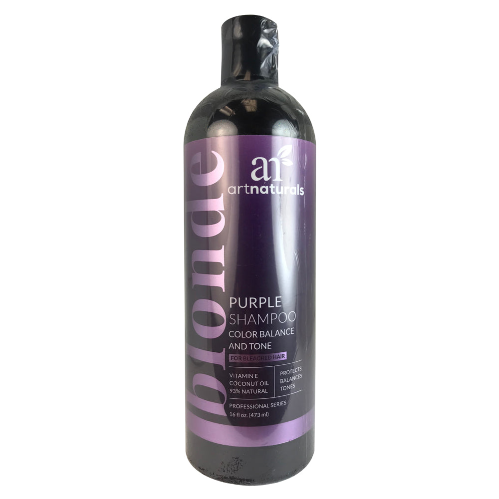 Artnaturals Purple Shampoo Color Balance and Tone For Bleached Hair 16 oz.