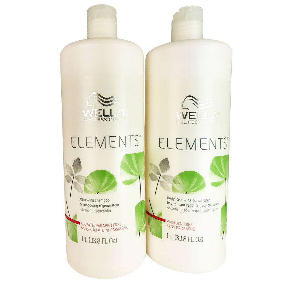 Wella Elements Hair Shampoo and Conditioner Duo Each 33.8 oz
