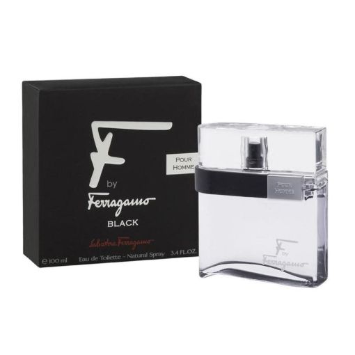 Picture of Salvatore Ferragamo "F" Pour Homme Black Men Eau de Toilette 3.4 oz