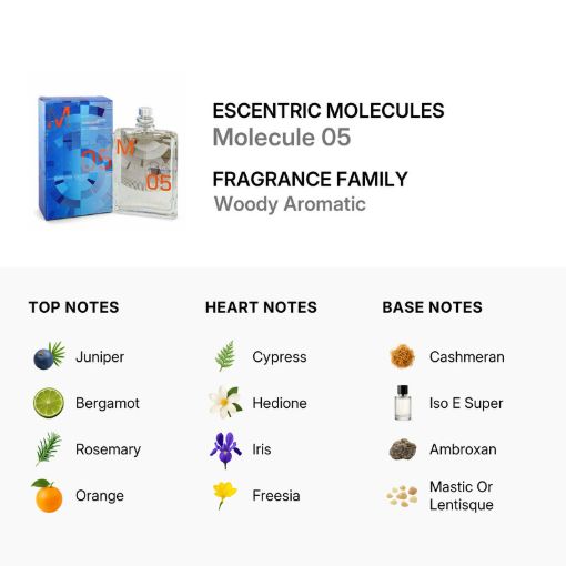 Picture of Escentric Molecules Molecule 05 Men Eau de Toilette 3.4 oz