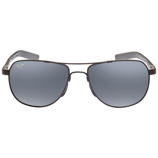 Picture of Maui Jim Guardrails Nuetral Grey Pilot Unisex Sunglasses 327-02 57