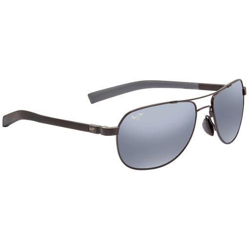 Picture of Maui Jim Guardrails Nuetral Grey Pilot Unisex Sunglasses 327-02 57