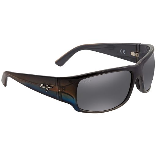 Picture of Maui Jim World Cup Neutral Grey Wrap Unisex Sunglasses 266-03F 64