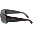 Picture of Maui Jim World Cup Neutral Grey Wrap Unisex Sunglasses 266-03F 64