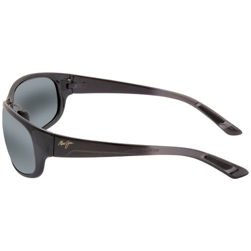 Picture of Maui Jim Twin Falls Polarized Grey Rectangular Sunglasses 417-02J 63