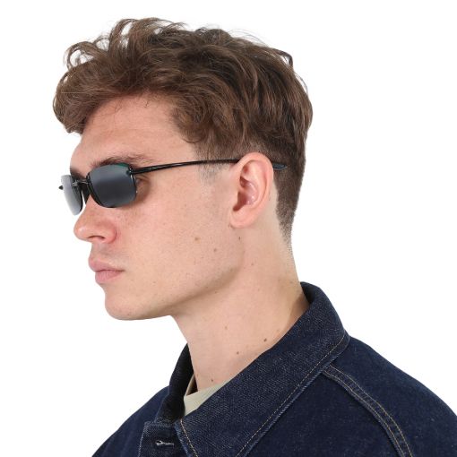 Picture of Maui Jim Sandy Beach Nuetral Grey Rimless Unisex Sunglasses 408N-02 56