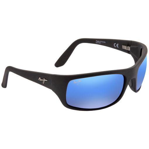 Picture of Maui Jim Peahi Blue Hawaii Wrap Unisex Sunglasses B202-2M 65