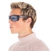 Picture of Maui Jim Big Wave Grey Wrap Men's Sunglasses 440-2M 67