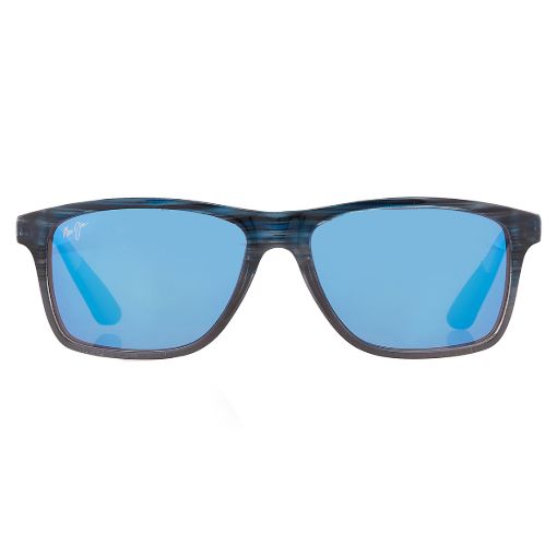 Picture of Maui Jim Onshore Blue Hawaii Rectangular Men's Sunglasses B798-03S 58
