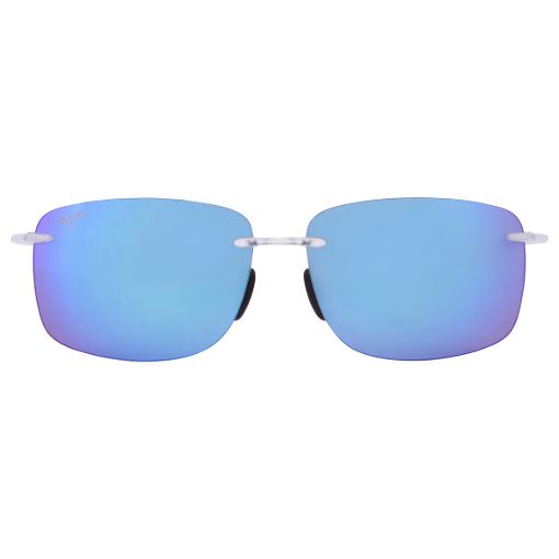 Picture of Maui Jim Hema Blue Hawaii Rectangular Unisex Sunglasses B443-05CM 62