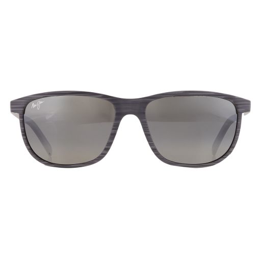 Picture of Maui Jim Lele Kawa Neutral Grey Rectangular Unisex Sunglasses 811-11D 58
