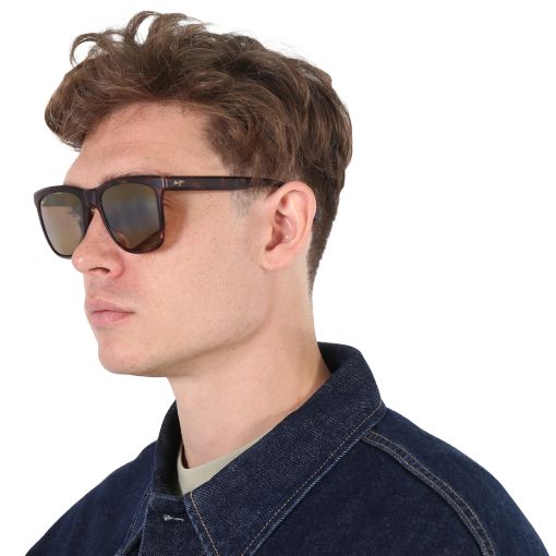 Picture of Maui Jim Pehu HCL Bronze Square Unisex Sunglasses H602-10 55