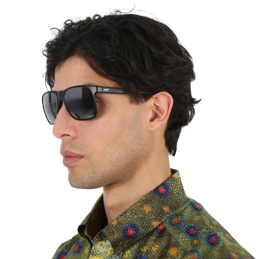 Picture of Maui Jim Pailolo Neutral Grey Rectangular Unisex Sunglasses 603-02 58