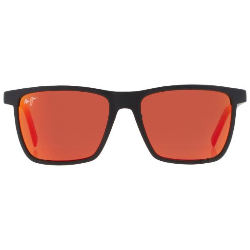 Picture of Maui Jim One Way Hawaii Lava Rectangular Unisex Sunglasses RM875-02 55