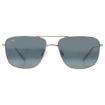 Picture of Maui Jim Mikioi Neutral Grey Navigator Titanium Men's Sunglasses 887-17 54