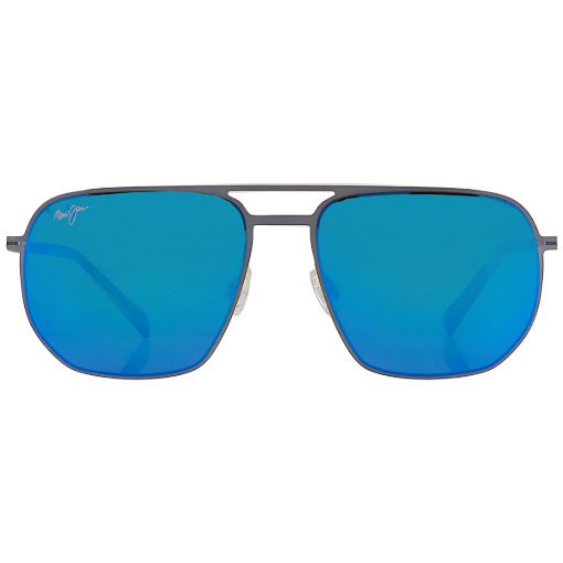 Picture of Maui Jim Sharks Cove Blue Hawaii Navigator Unisex Sunglasses B605-03 55