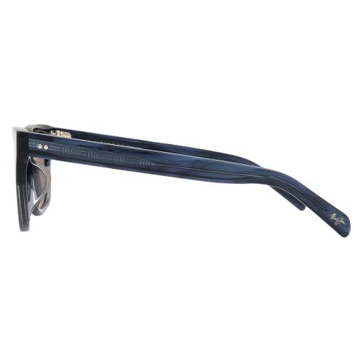 Picture of Maui Jim Likeke Blue Hawaii Rectangular Unisex Sunglasses B894-03 54