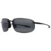 Picture of Maui Jim Ho'okipa XLarge Nuetral Grey Rectangular Men's Sunglasses 456-02 67