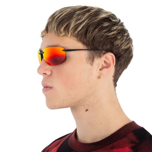 Picture of Maui Jim Ho'okipa XLarge Hawaii Lavs Rectangular Men's Sunglasses RM456-02A 67
