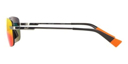 Picture of Maui Jim Lanakila Hawaii Lava Rectangular Men's Sunglasses RM624-17 59