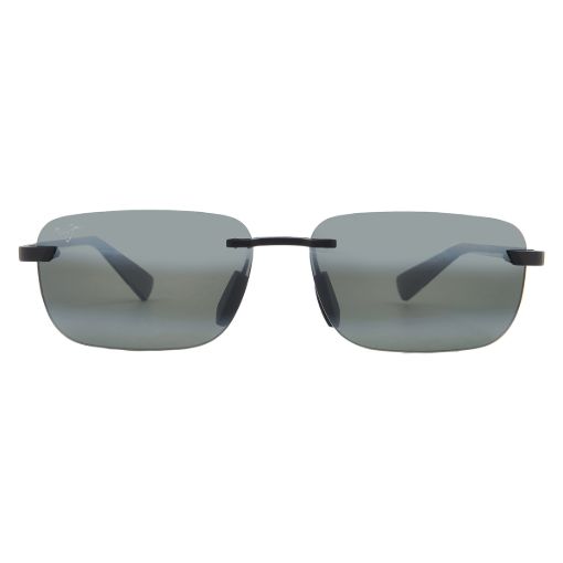 Picture of Maui Jim Lanakila Neutral Grey Rectangular Unisex Sunglasses 624-02 59