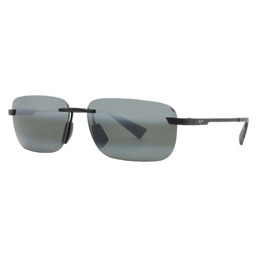 Picture of Maui Jim Lanakila Neutral Grey Rectangular Unisex Sunglasses 624-02 59