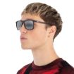 Picture of Maui Jim Makamae Nuetral Grey Rectangular Men's Sunglasses 619-02 56
